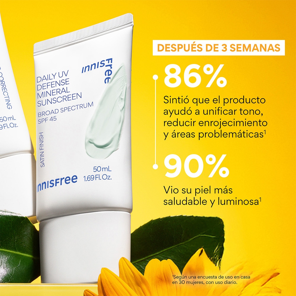 DAILY UV DEFENSE MINERAL SUNSCREEN BROAD SPECTRUM SPF 45 (BLOQUEADOR SOLAR MINERAL DEFENSA UV DIARIA DE AMPLIO ESPECTRO)